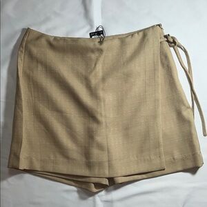 Tan Wrap Skort
